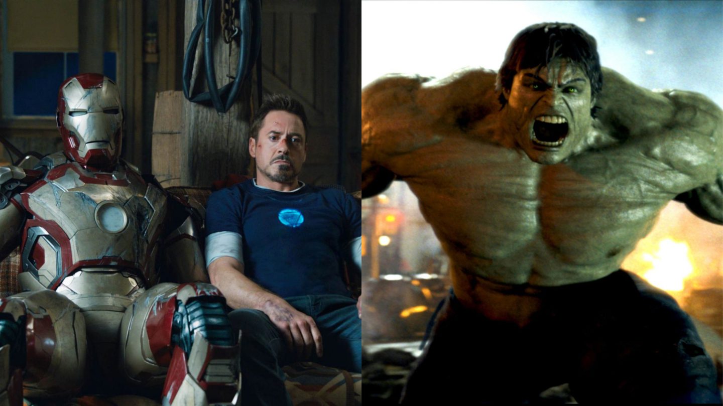 mcu marvel movies ranked iron man 3 the incredible hulk